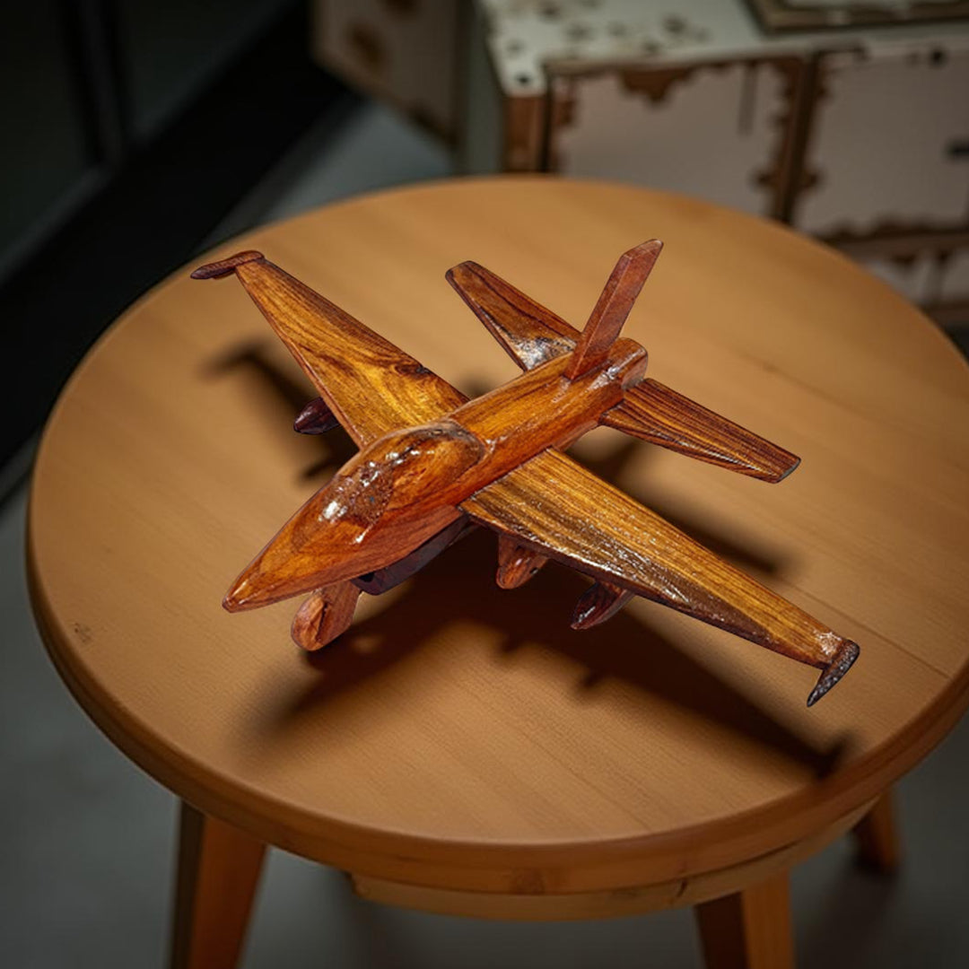 JF-17 Thunder Wooden Fighter Jet | Handmade Military Plane Model | Wooden Aircraft