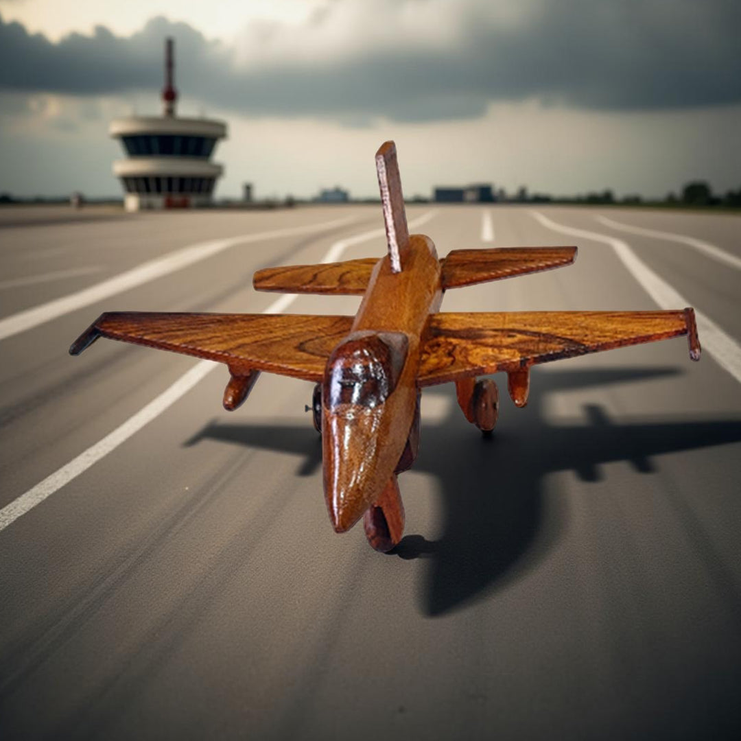 JF-17 Thunder Wooden Fighter Jet | Handmade Military Plane Model | Wooden Aircraft