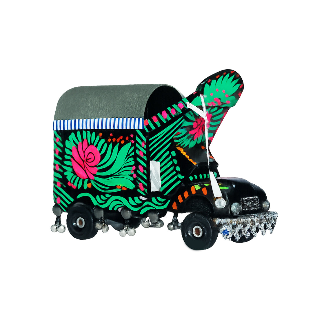 Handmade Hand painted Wooden Toy Truck
