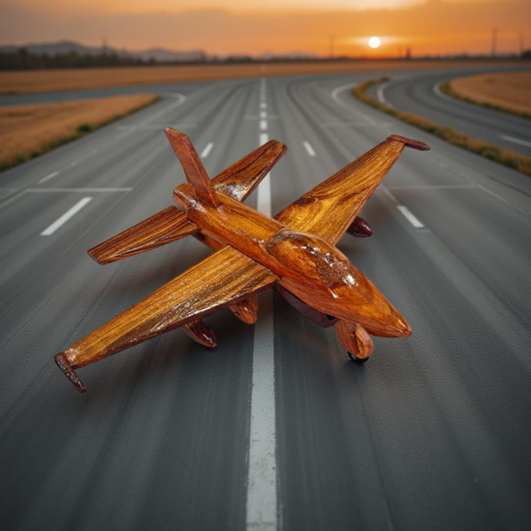 JF-17 Thunder Wooden Fighter Jet | Handmade Military Plane Model | Wooden Aircraft