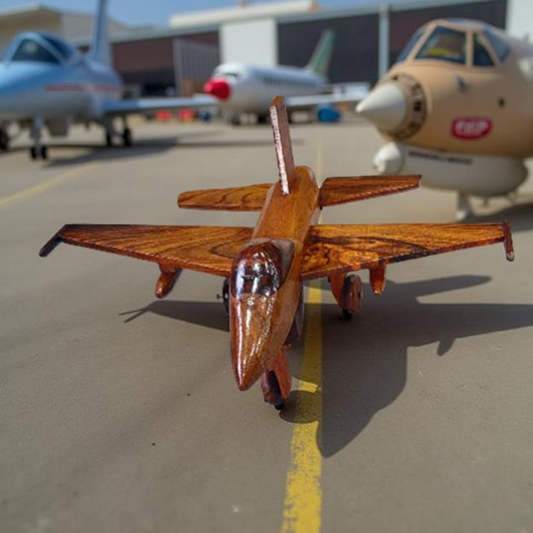 JF-17 Thunder Wooden Fighter Jet | Handmade Military Plane Model | Wooden Aircraft