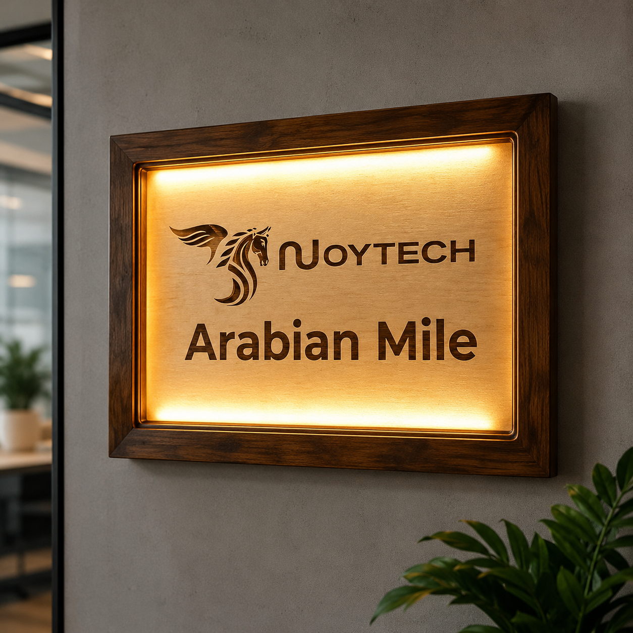 Custom LED Wooden Portrait | Personalized Photo Sign