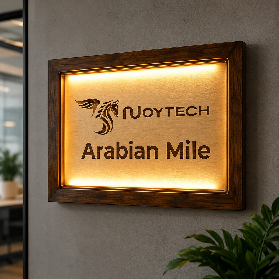 Custom LED Wooden Portrait | Personalized Photo Sign
