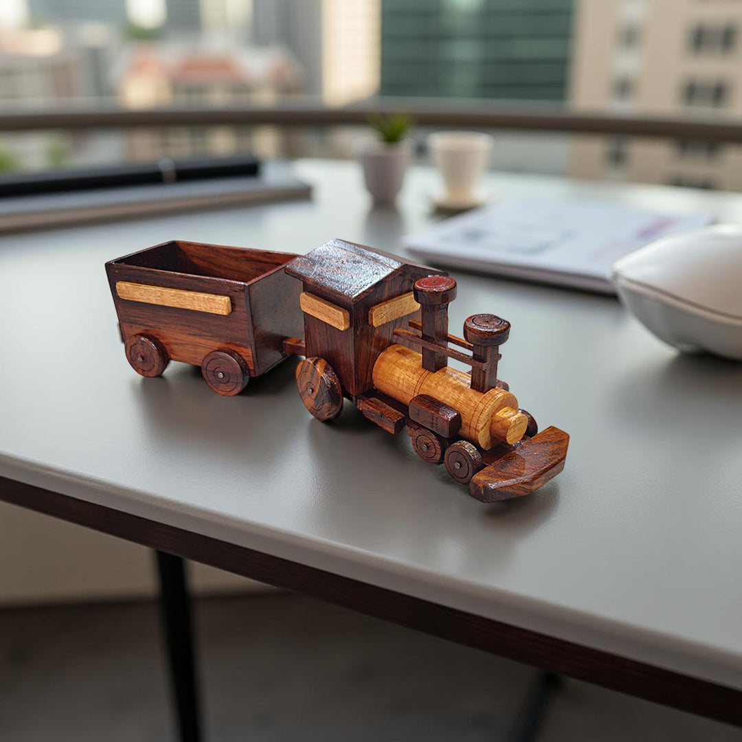 Wooden Toy Train | Handmade Natural Wood Toy  Eco-Friendly Gift for Children