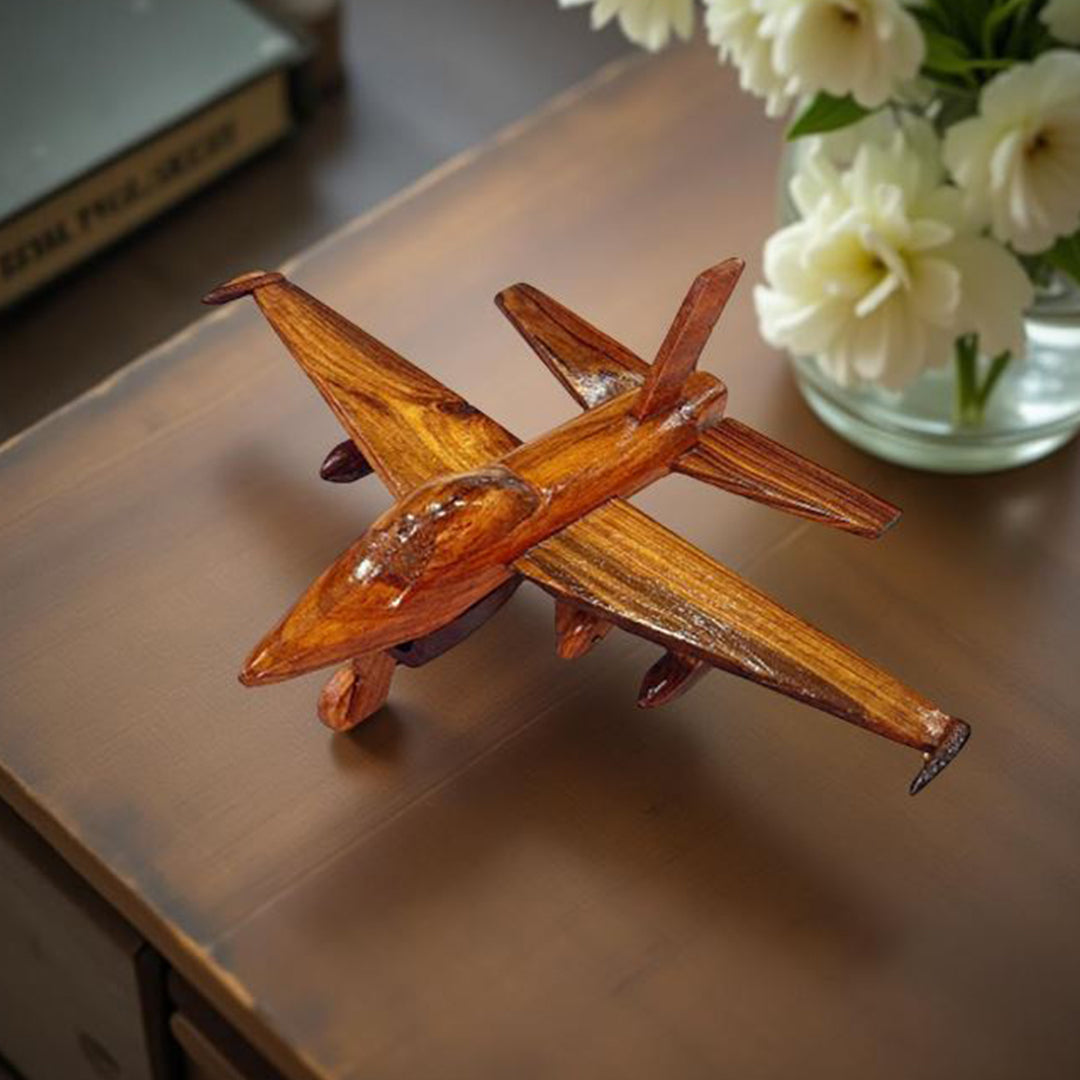 JF-17 Thunder Wooden Fighter Jet | Handmade Military Plane Model | Wooden Aircraft