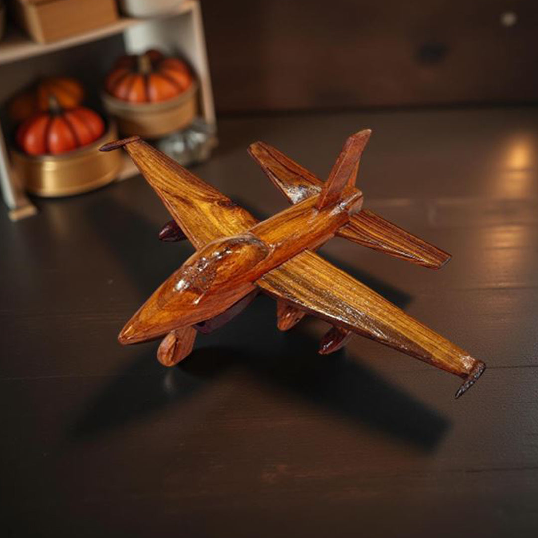 JF-17 Thunder Wooden Fighter Jet | Handmade Military Plane Model | Wooden Aircraft