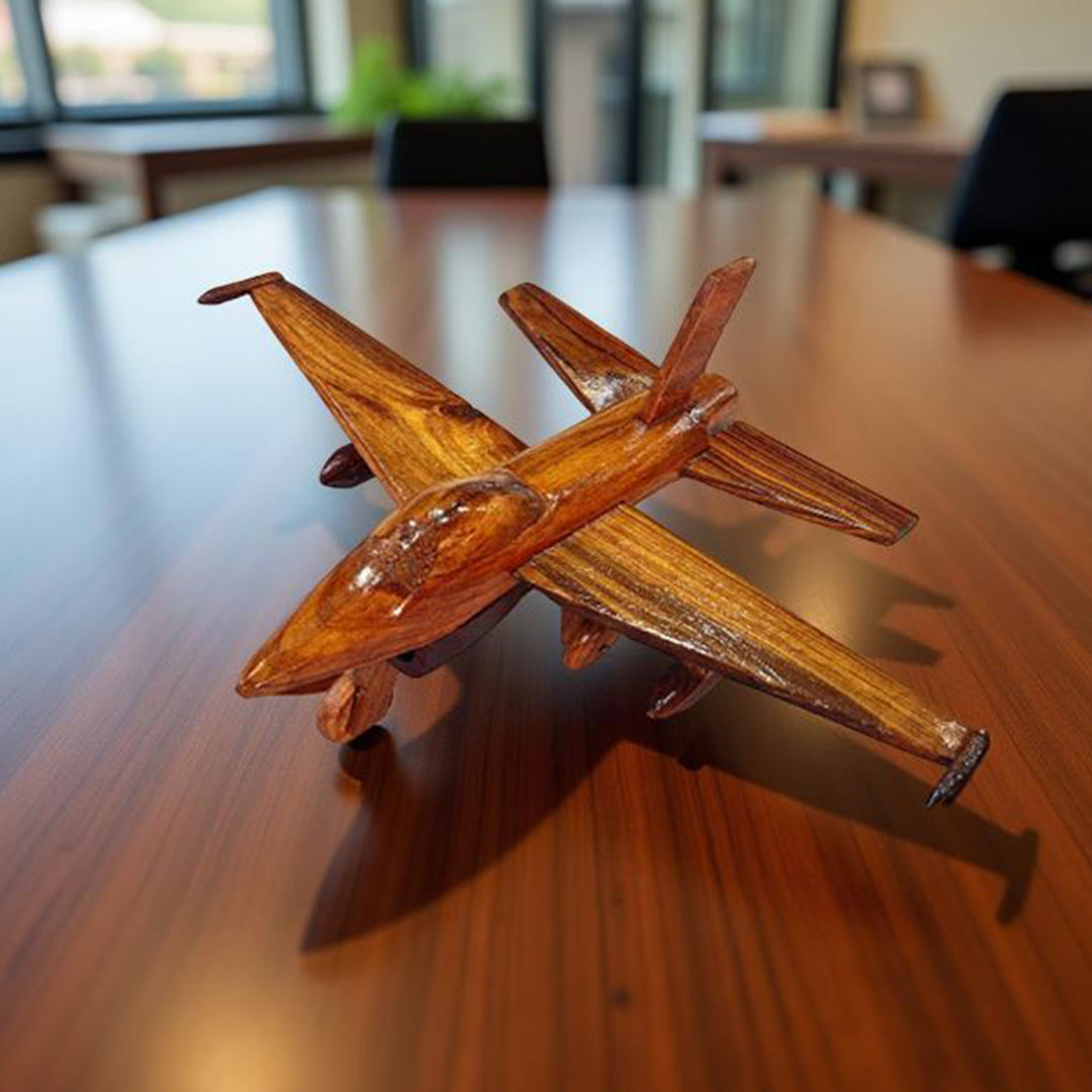 JF-17 Thunder Wooden Fighter Jet | Handmade Military Plane Model | Wooden Aircraft
