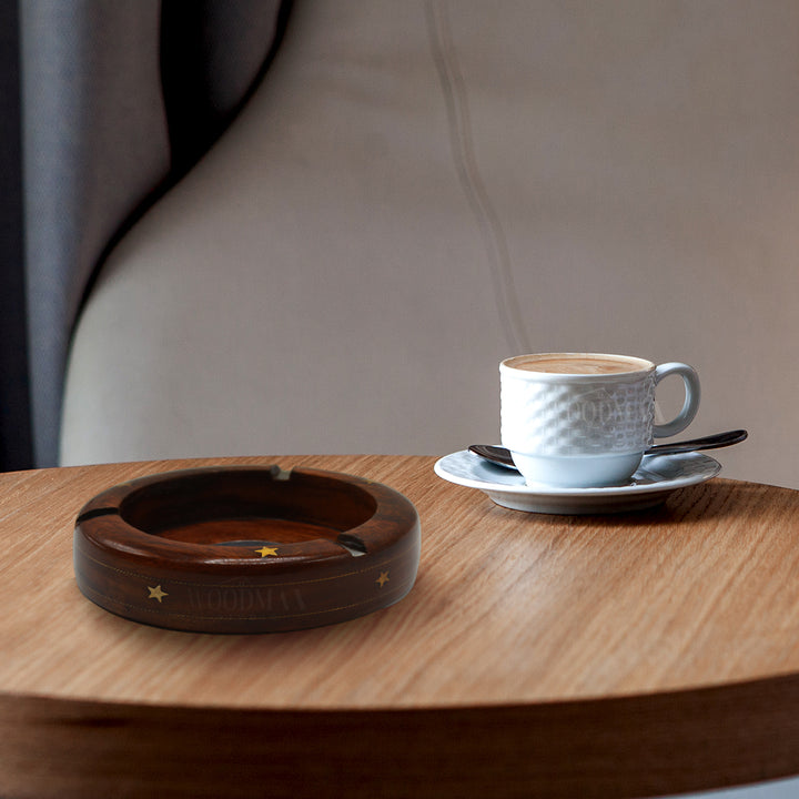 Handcrafted Wooden Ashtray