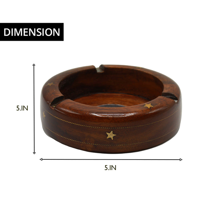 Handcrafted Wooden Ashtray