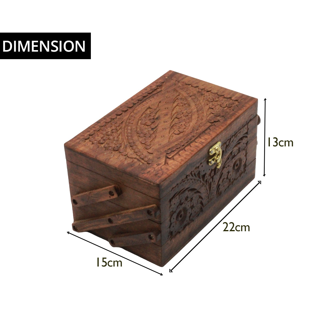 Handcrafted Wooden Jewelry Box