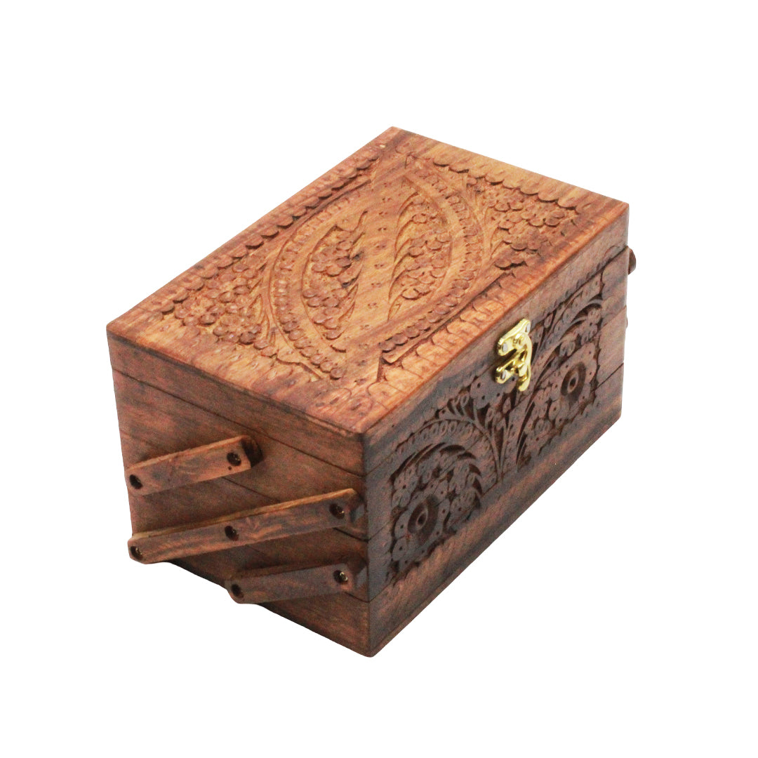 Handcrafted Wooden Jewelry Box