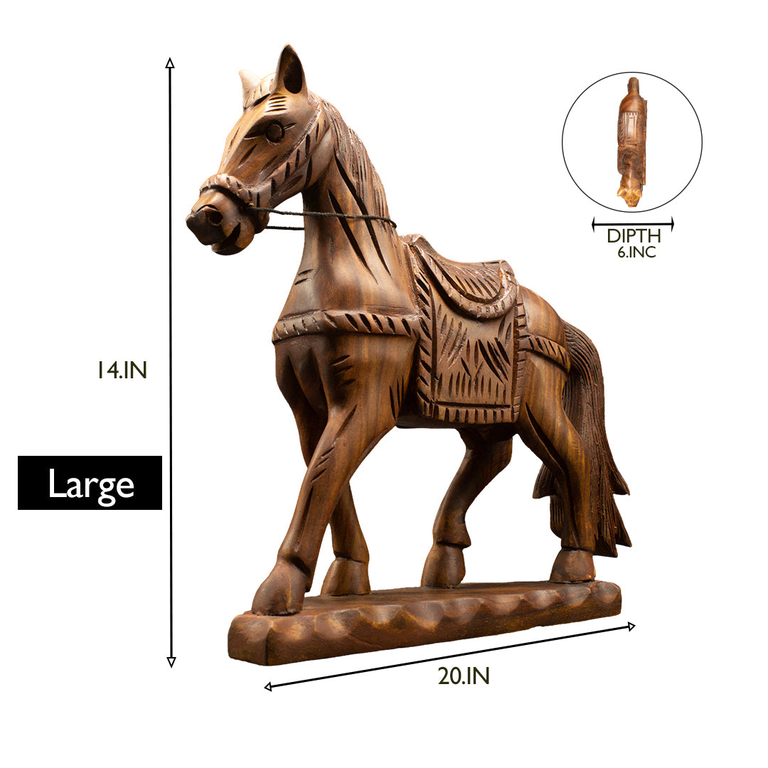 Handcrafted Wooden Horse