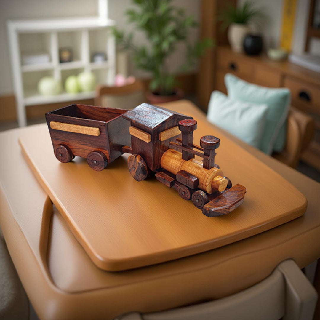 Wooden Toy Train | Handmade Natural Wood Toy  Eco-Friendly Gift for Children