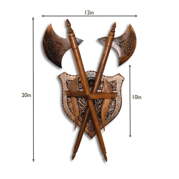 Wooden Wall Axe