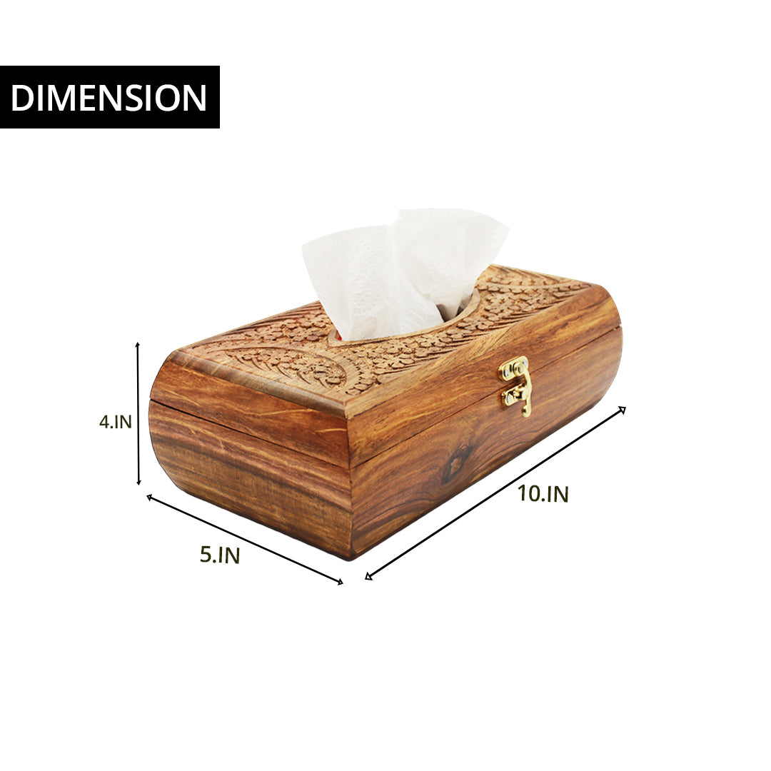 Wooden Tissue Box