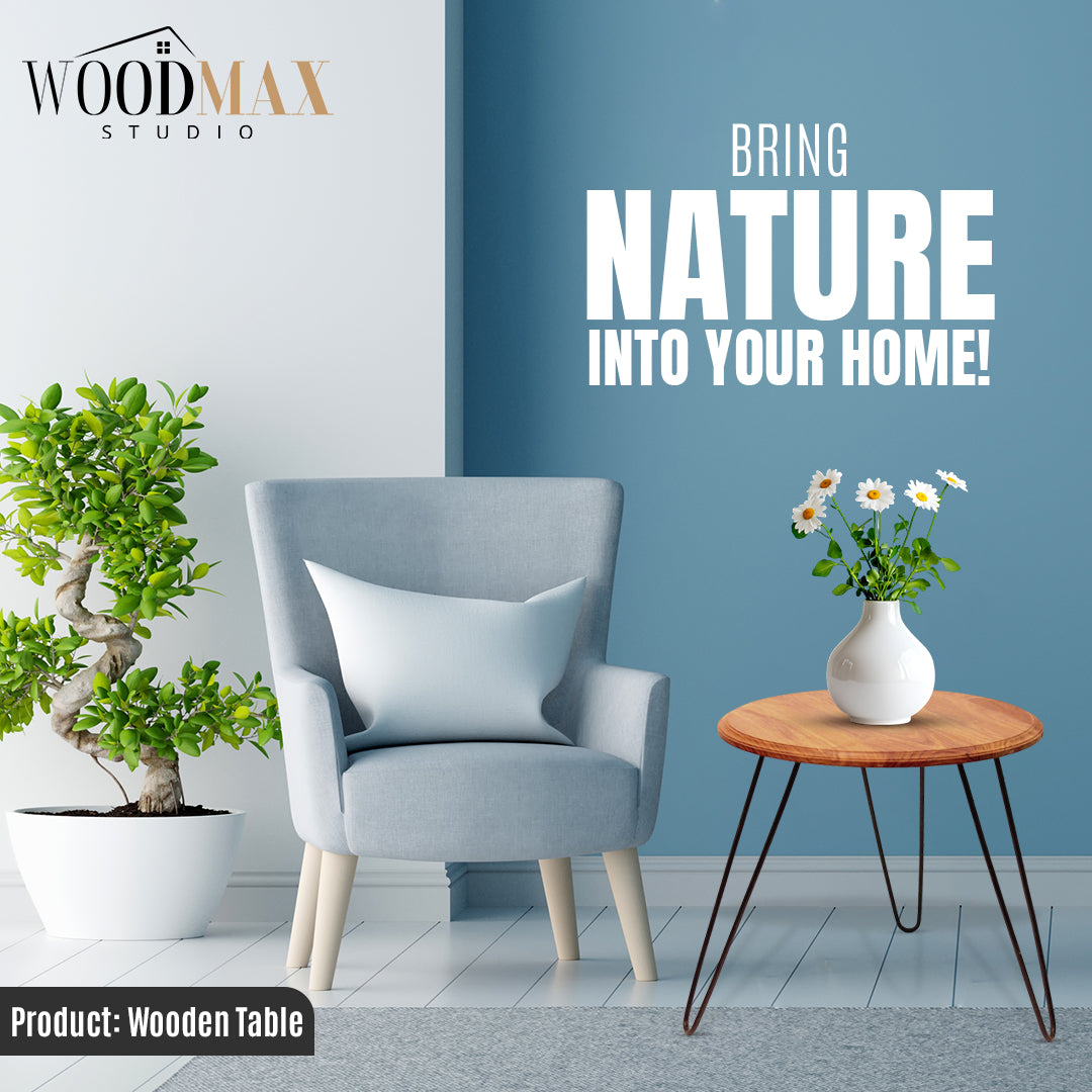 Elegant Wooden Coffee Table